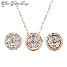 Swarovski Crystals Tri Estilo Pendant (3 Styled) - Her Jewellery
