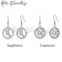 12 Horoscope Circlet Hook Earrings (12 Months)