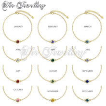 Birth Stone Bracelet (12 Months)