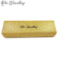 Swarovski Crystals 7 Days Earrings Set (Gold Box) - Her Jewellery