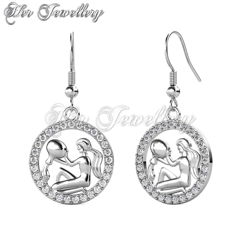 12 Horoscope Circlet Hook Earrings (12 Months)