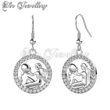 12 Horoscope Circlet Hook Earrings (12 Months)