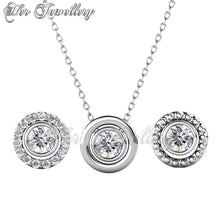 Swarovski Crystals Tri Estilo Pendant (3 Styled) - Her Jewellery