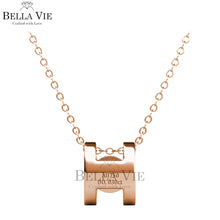 Swarovski Crystals Clarissa 18K Rose Gold Diamond Necklace - Her Jewellery