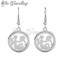12 Horoscope Circlet Hook Earrings (12 Months)