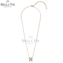 Swarovski Crystals Clarissa 18K Rose Gold Diamond Necklace - Her Jewellery