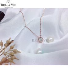 Swarovski Crystals Ellery 18K Rose Gold Diamond Necklace - Her Jewellery