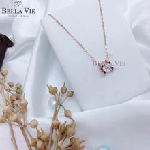 Swarovski Crystals Clarissa 18K Rose Gold Diamond Necklace - Her Jewellery