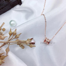 Swarovski Crystals Isadora 18K Rose Gold Diamond Necklace - Her Jewellery