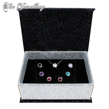 Swarovski Crystals 7 Days Pendants Set + 7 Days Moon Pendants Set - Her Jewellery