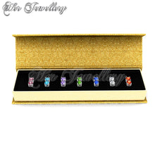 7 Days Earrings Set (Gold Box)