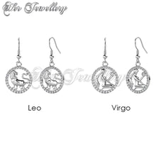 12 Horoscope Circlet Hook Earrings (12 Months)