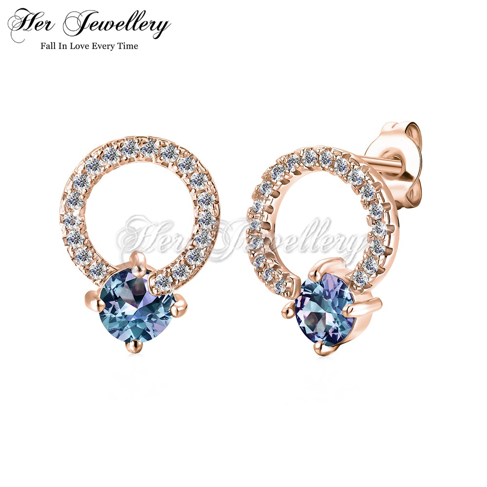 Circlet Alexandrite Earrings