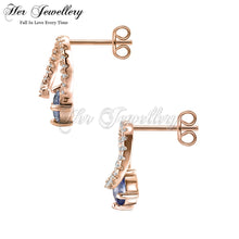 Circlet Alexandrite Earrings