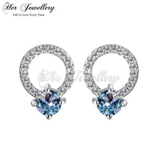 Circlet Alexandrite Earrings