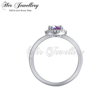 Solnechno Round Alexandrite Ring