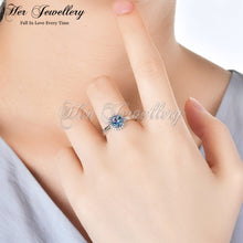 Solnechno Round Alexandrite Ring