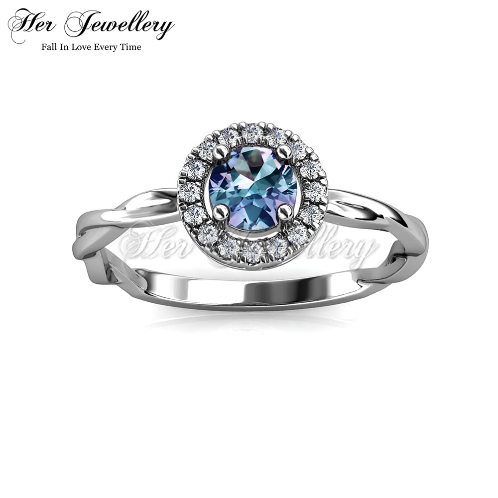 Twist Elegant Alexandrite Ring