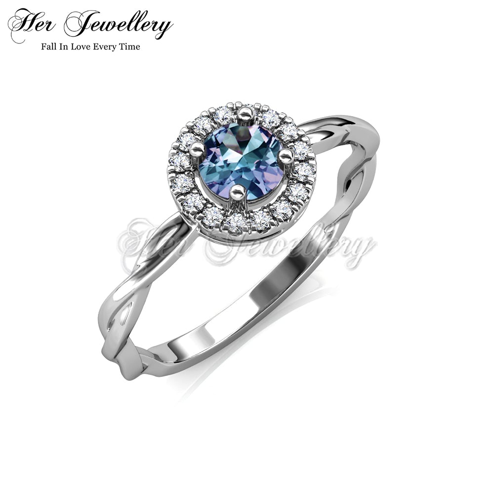 Twist Elegant Alexandrite Ring