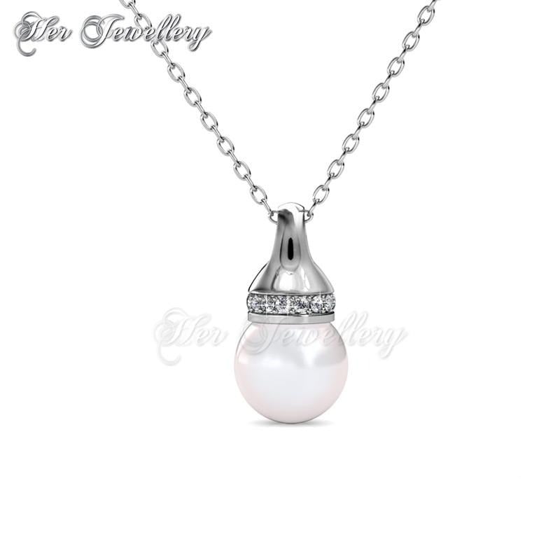 Swarovski Crystals Annie Pearl Pendant - Her Jewellery