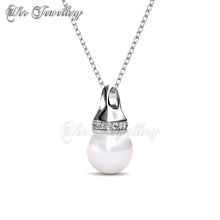 Swarovski Crystals Annie Pearl Pendant - Her Jewellery