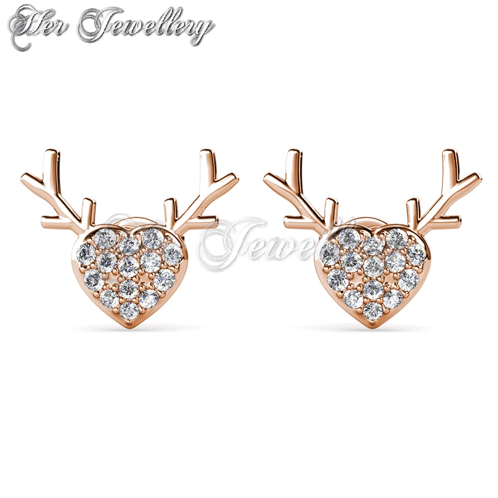 Antlers Love Earrings