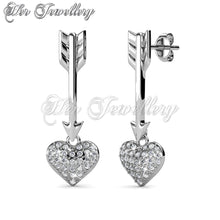 Arrow Of Heart Earrings