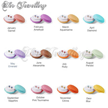 Birth Stone Earrings (12 Months)