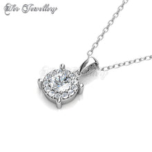 Swarovski Crystals Boat Wheel Pendant - Her Jewellery