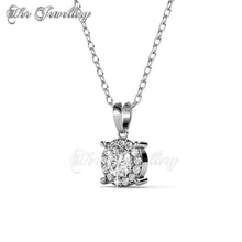 Swarovski Crystals Boat Wheel Pendant - Her Jewellery