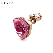 Triangle Crystal Brooch