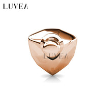 Triangle Crystal Brooch