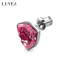 Triangle Crystal Brooch