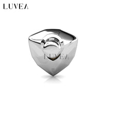 Triangle Crystal Brooch