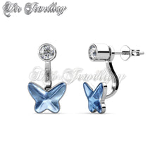 Butterfly Teal Earrings