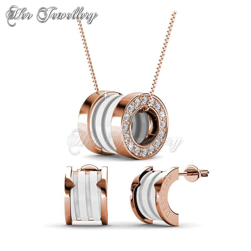 Swarovski Crystals Destiny Ceramic Set - Her Jewellery