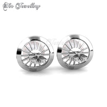 Swarovski Crystals Chloe Pearl Earrings - Her Jewellery