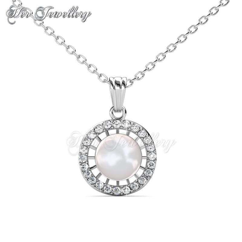 Swarovski Crystals Chloe Pearl Pendant - Her Jewellery