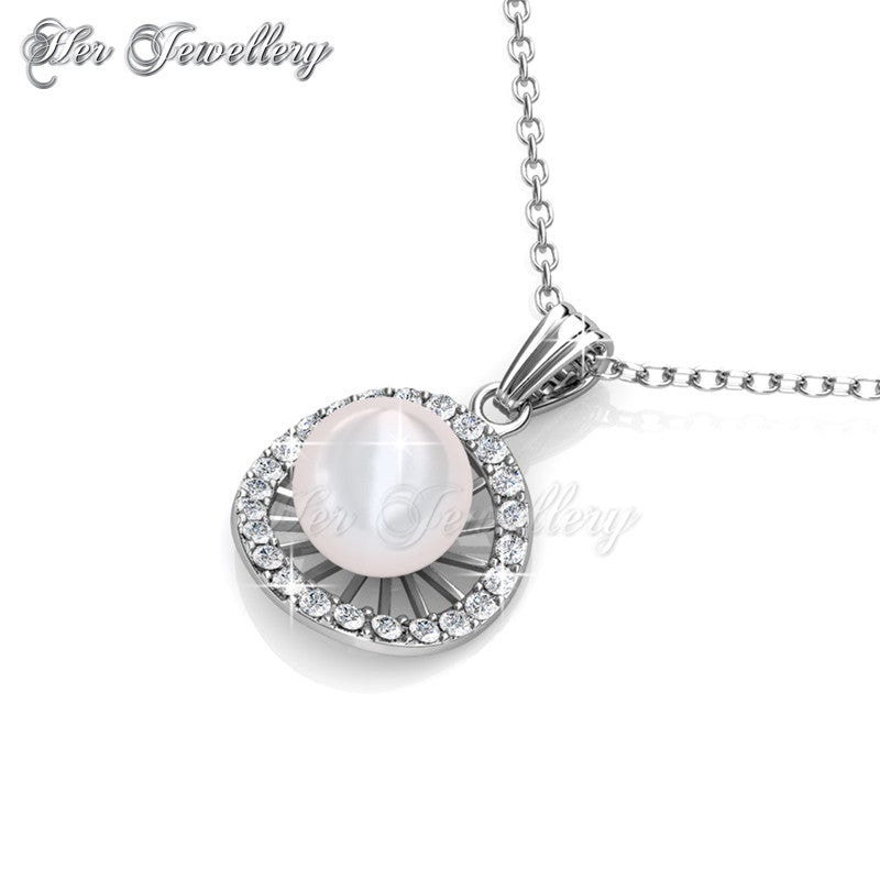 Swarovski Crystals Chloe Pearl Pendant - Her Jewellery