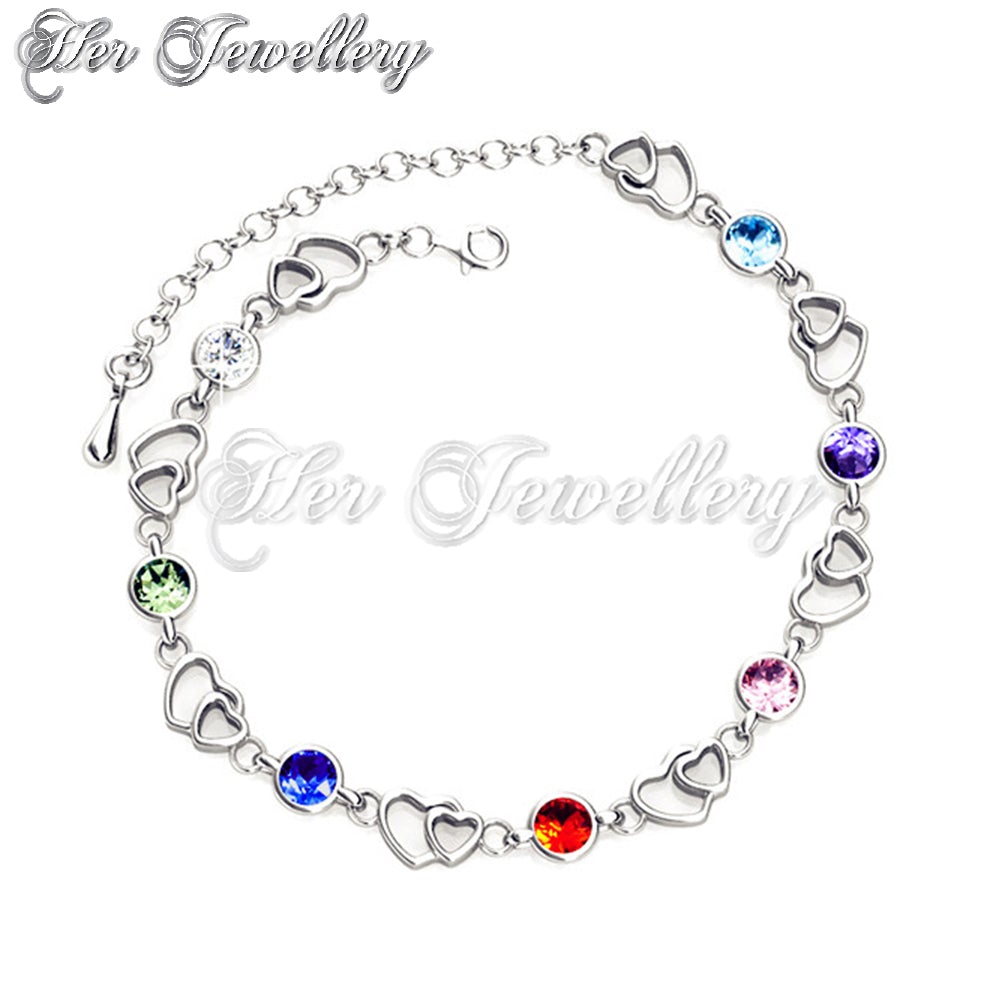 Colorful Heart Bracelet