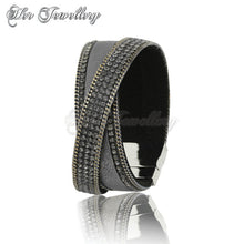 Swarovski Crystals Cross Wrap Bracelet - Her Jewellery