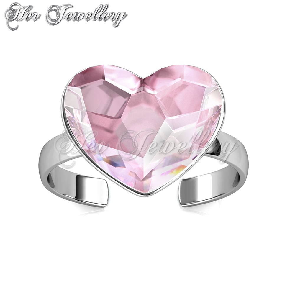 Crystal Heart Ring