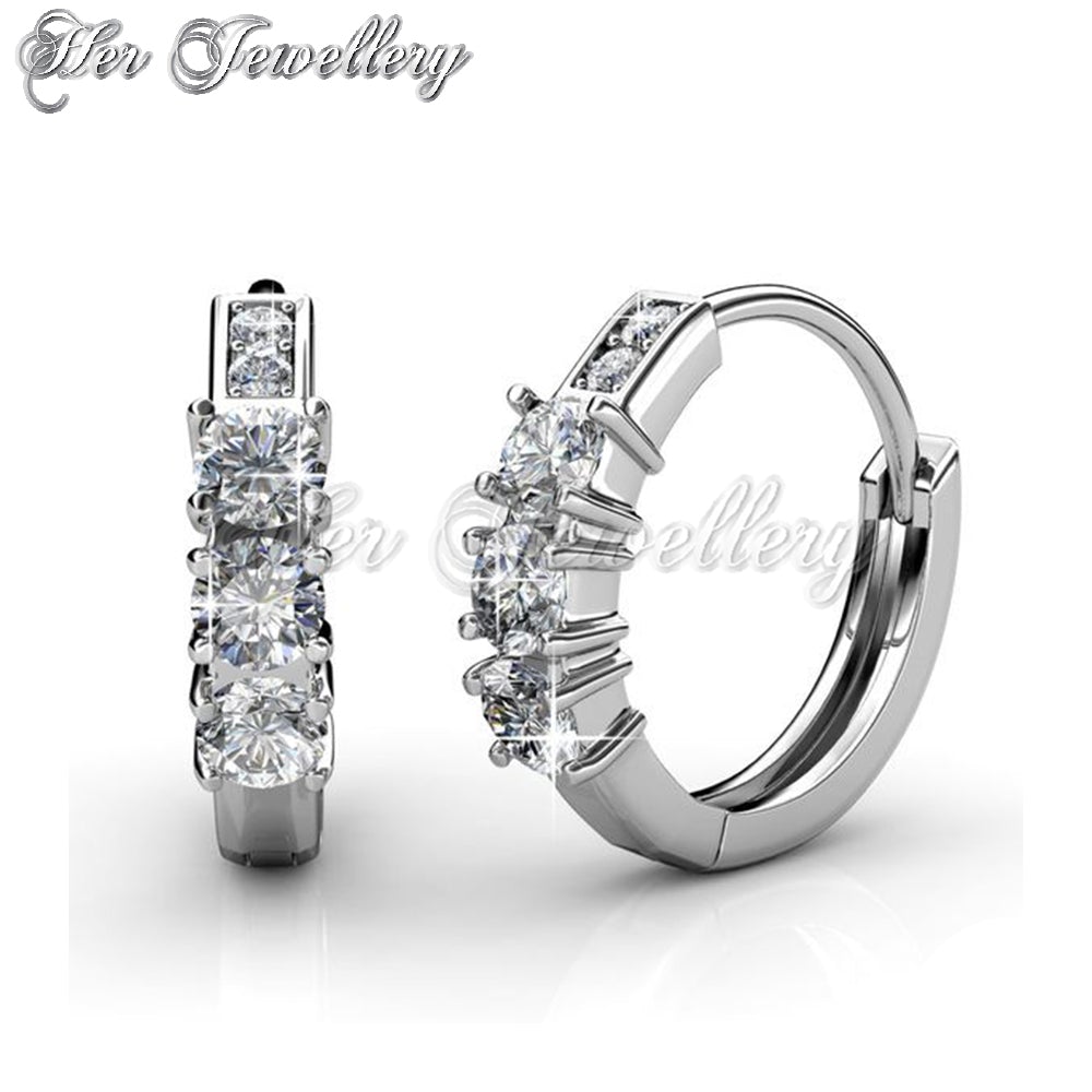 Crystal Journey Ring Earrings