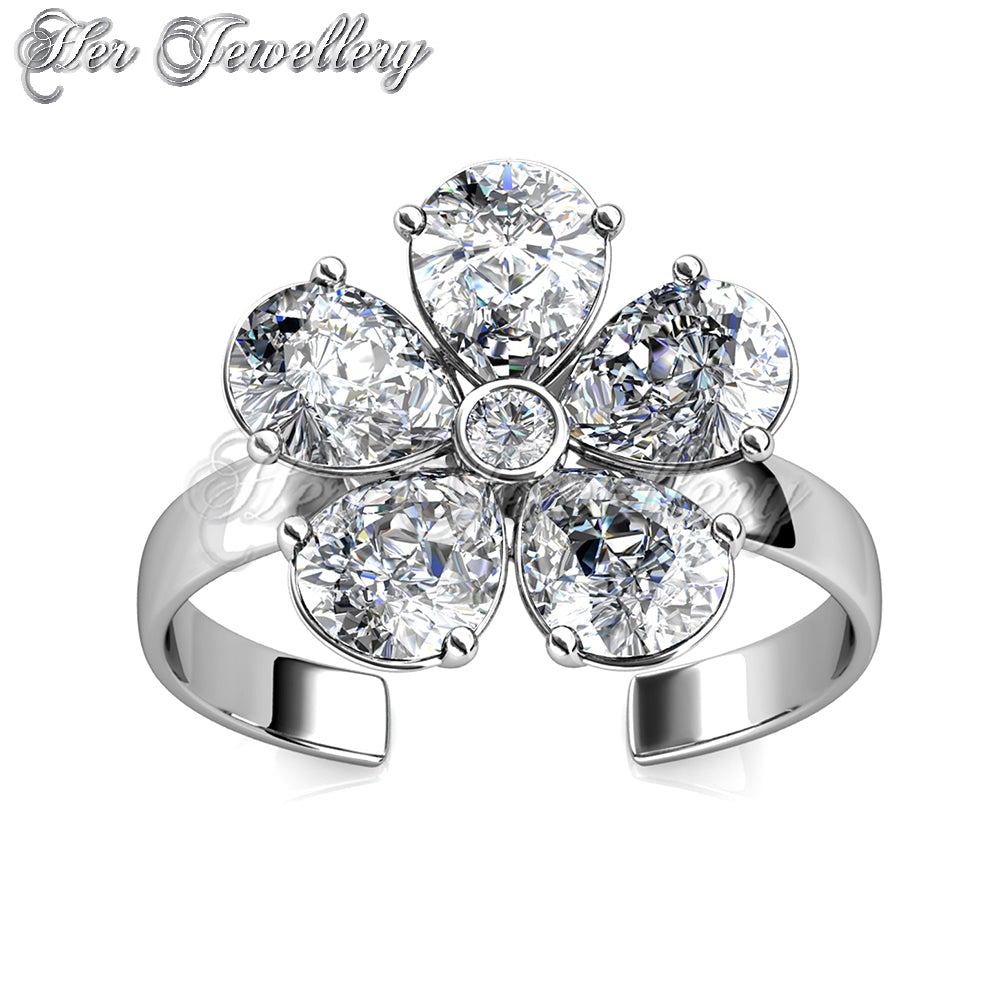 Crystal Petal Ring