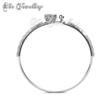 Swarovski Crystals Crystal Crown Bangle - Her Jewellery