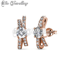 Crystaline Bow Earrings