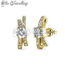 Crystaline Bow Earrings