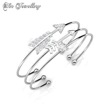 Swarovski Crystals Cupid Bangle - Her Jewellery