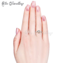 Swarovski Crystals Duo Bond Ring - Her Jewellery