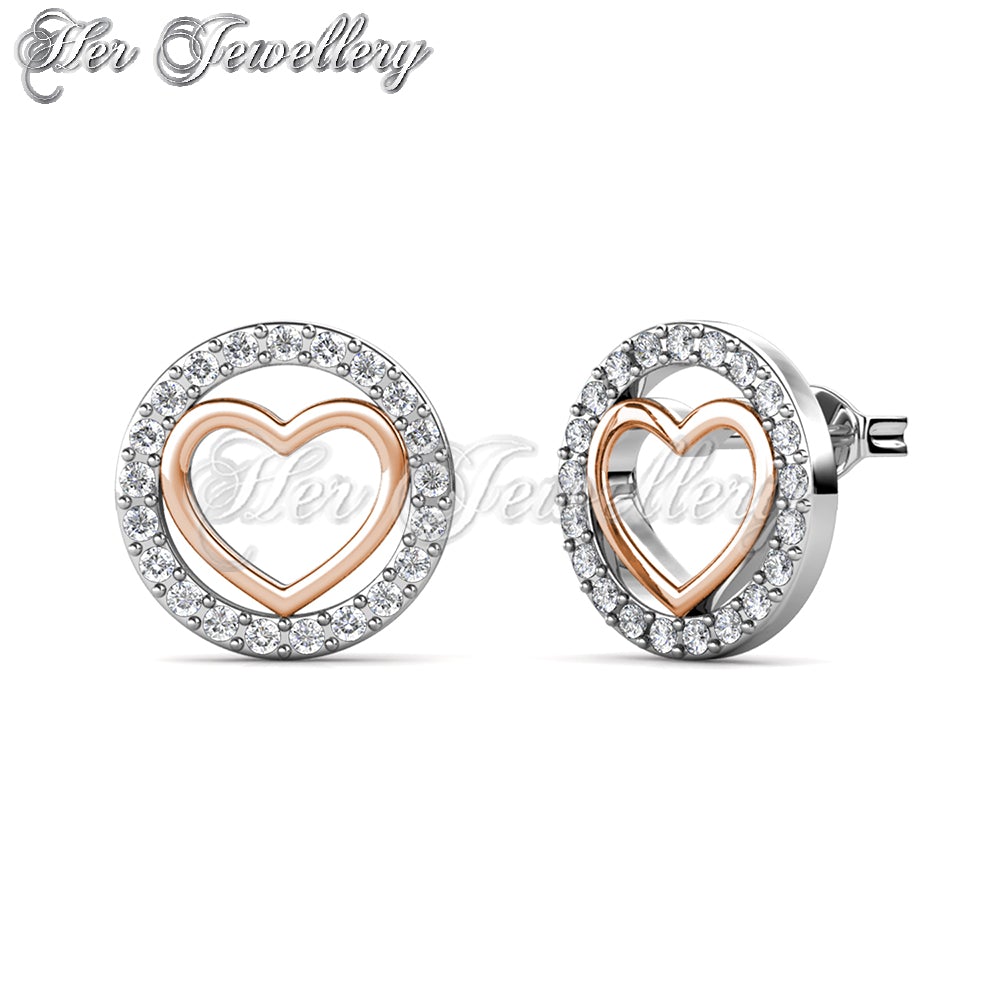 Circlet Heart Earrings